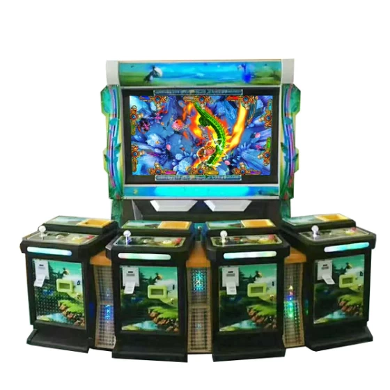 4 Play stand up lcd screen Ocean King fish table game casino gambling machine